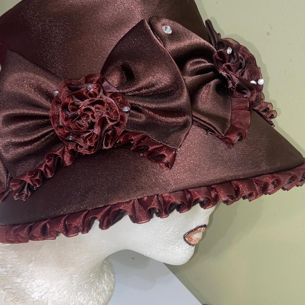 Beautiful Brown Dress Hat / Church Hat by Ms. Divine